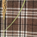 plaid faux linen fabric for sofas bag fabric yarn dyed upholstery polyester also for check cushion cover